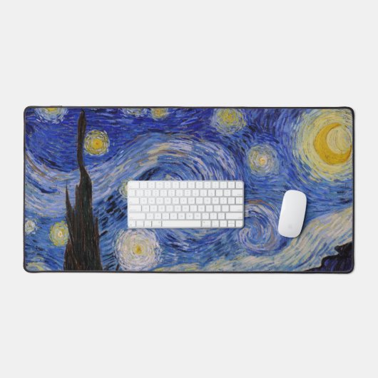 Vincent Van Gogh - The Starry night Schreibtischunterlage (Tastatur & Maus)