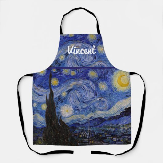 Vincent Van Gogh - The Starry night Schürze (Vorderseite)