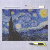 Vincent Van Gogh - The Starry night Seidenpapier (Handwerk)