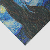 Vincent Van Gogh The Starry Night Seidenpapier (Detail)