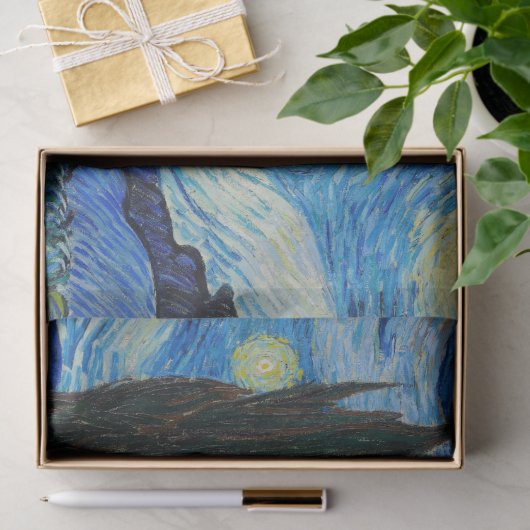 Vincent Van Gogh The Starry Night Seidenpapier (Geschenk)