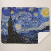 Vincent Van Gogh - The Starry night Sherpadecke (Vorderseite (Horizontal))