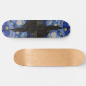Vincent Van Gogh - The Starry night Skateboard (Horizontal)