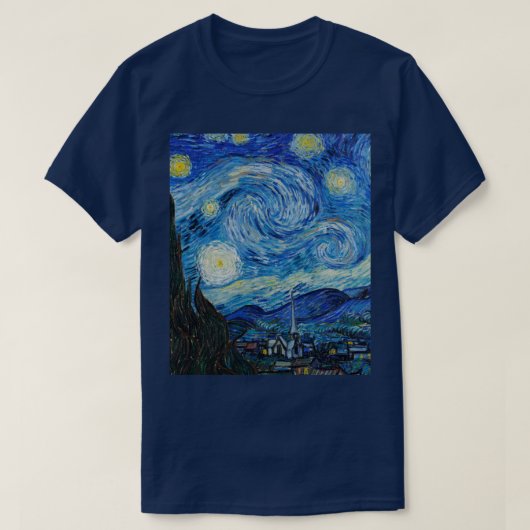 Vincent Van Gogh The Starry Night T-Shirt (Design vorne)