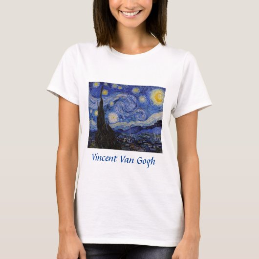 Vincent Van Gogh - The Starry night T-Shirt (Vorderseite)