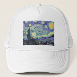 Vincent Van Gogh The Starry Night Truckerkappe