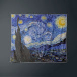 Vincent Van Gogh - The Starry night Wandteppich<br><div class="desc">The Starry Night / La nuit etoilee - Vincent Van Gogh im Jahr 1889</div>