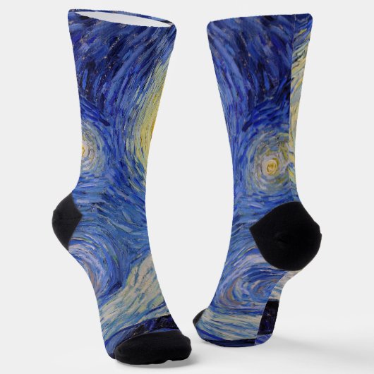 Vincent Van Gogh - The Starry Socken (Gewinkelt)