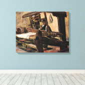 Vincent Van Gogh - The Weaver - Fine Art Leinwanddruck (Insitu (Holzboden))