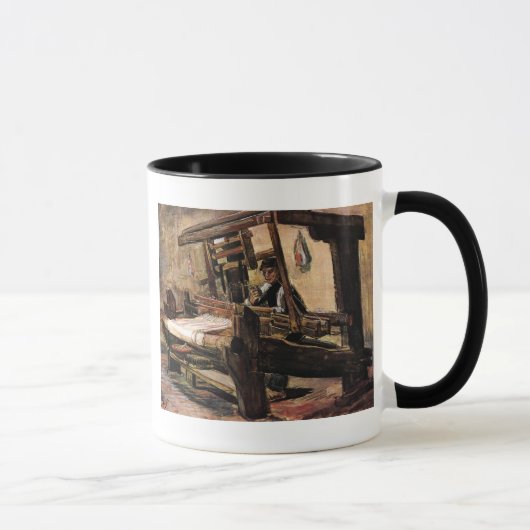 Vincent Van Gogh - The Weaver - Fine Art Tasse (Rechts)