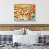 Vincent van Gogh | The Yellow Books, 1887 Leinwanddruck (Insitu (Schlafzimmer))