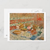 Vincent van Gogh | The Yellow Books, 1887 Postkarte (Vorne/Hinten)