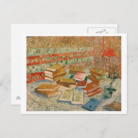 Vincent van Gogh | The Yellow Books, 1887 Postkarte (Vorne/Hinten)