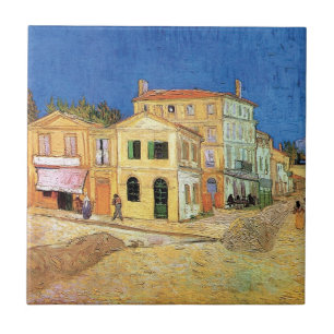 Vincent Van Gogh - The Yellow House - Fine Art Fliese