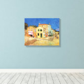 Vincent Van Gogh - The Yellow House - Fine Art Leinwanddruck (Insitu (Holzboden))