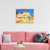 Vincent Van Gogh - The Yellow House - Fine Art Leinwanddruck (Insitu (Wohnzimmer))