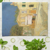 Vincent van Gogh - The Yellow House (The Street) Geschirrtuch (Gefaltet)