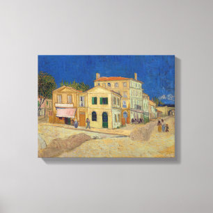 Vincent van Gogh - The Yellow House / The Street Leinwanddruck