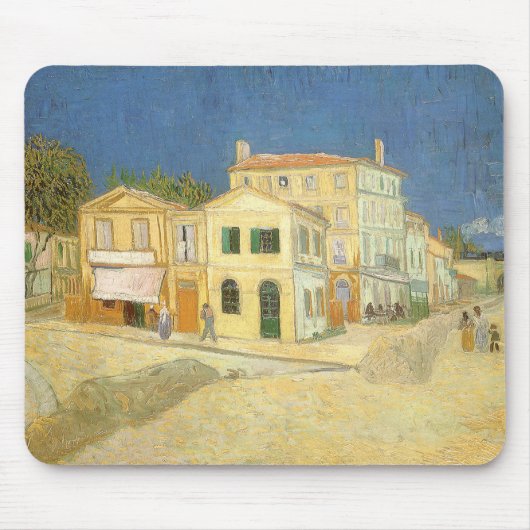 Vincent van Gogh - The Yellow House (The Street) Mousepad (Vorne)