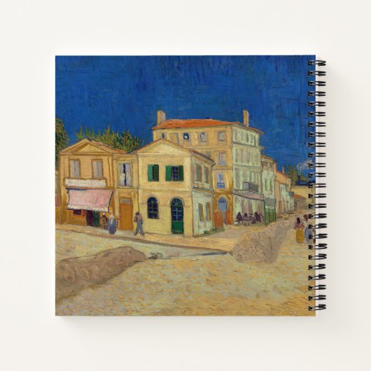 Vincent van Gogh - The Yellow House / The Street Notizblock (Rückseite)
