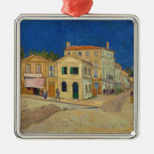 Vincent van Gogh - The Yellow House / The Street Ornament Aus Metall