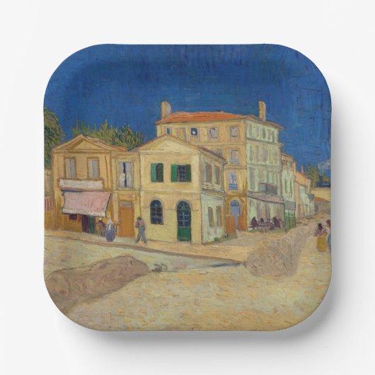 Vincent van Gogh - The Yellow House / The Street Pappteller (Vorderseite)