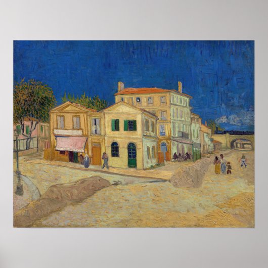 Vincent van Gogh - The Yellow House / The Street Poster (Vorne)