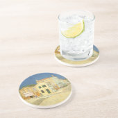 Vincent van Gogh - The Yellow House (The Street) Sandstein Untersetzer (Seite)