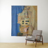 Vincent van Gogh - The Yellow House / The Street Wandteppich (Beispiel)