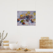 Vincent van Gogh - Trauben, Zitronen, Birnen, Poster (Küche)