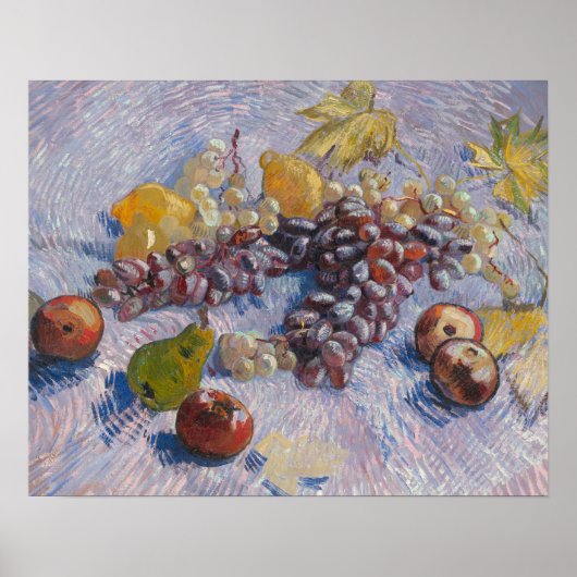 Vincent van Gogh - Trauben, Zitronen, Birnen, Poster (Vorne)