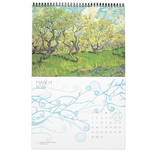 Vincent van Gogh Trees and Nature Kalender (Mär 2026)