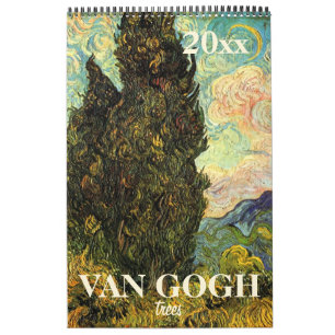 Vincent van Gogh Trees and Nature Vintag Fine Art Kalender