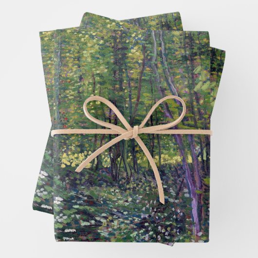Vincent van Gogh Trees und UnderGrowth Poster Geschenkpapier Set (Beispiel)
