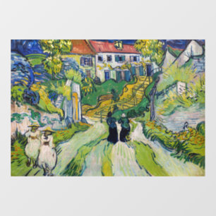 Vincent van Gogh - Treppe bei Auvers Fensteraufkleber