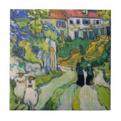 Vincent van Gogh - Treppe bei Auvers Fliese (Vorderseite)