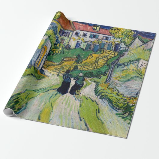 Vincent van Gogh - Treppe bei Auvers Geschenkpapier (Ungerollt)