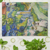 Vincent van Gogh - Treppe bei Auvers Geschirrtuch (Gefaltet)