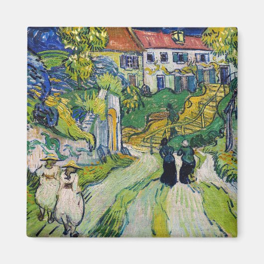 Vincent van Gogh - Treppe bei Auvers Magnet (Vorne)