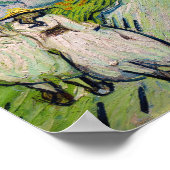 Vincent van Gogh - Treppe bei Auvers Poster (Ecke)
