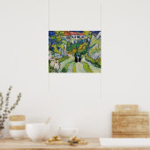 Vincent van Gogh - Treppe bei Auvers Poster (Küche)