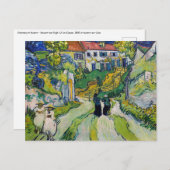 Vincent van Gogh - Treppe bei Auvers Postkarte (Vorne/Hinten)