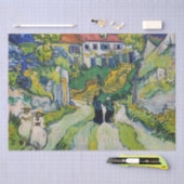 Vincent van Gogh - Treppe bei Auvers Seidenpapier (Handwerk)
