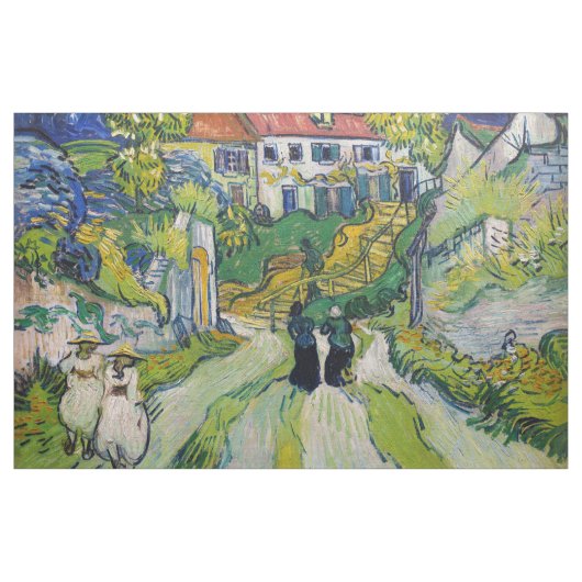 Vincent van Gogh - Treppe bei Auvers Stoff (Yard (91,4 cm))