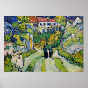 Vincent van Gogh - Treppe in Auvers Poster