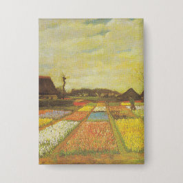 Vincent Van Gogh Tulip Fields Button-Geschenk Button