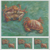Vincent Van Gogh, Two Crabs Aufkleber (Vorderseite)