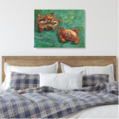 Vincent Van Gogh, Two Crabs Leinwanddruck (Insitu (Schlafzimmer))