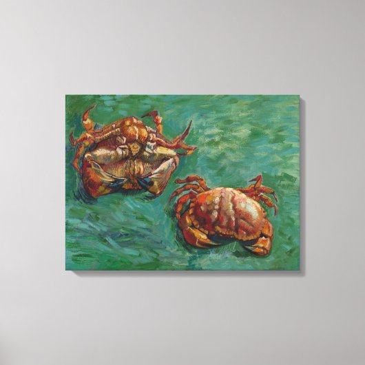 Vincent Van Gogh, Two Crabs Leinwanddruck (Vorderseite)