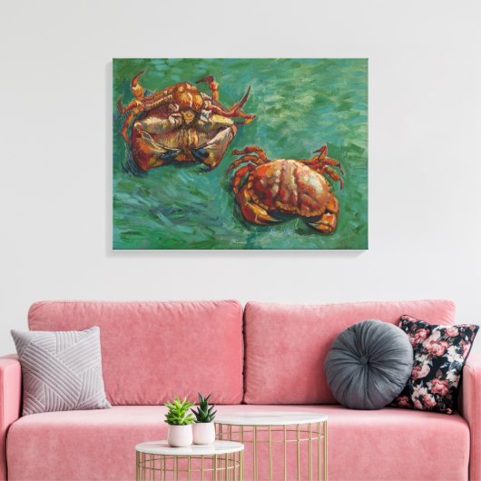 Vincent Van Gogh, Two Crabs Leinwanddruck (Insitu (Wohnzimmer))
